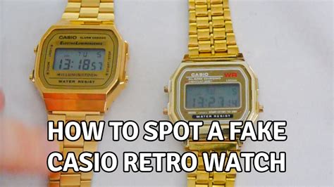 how to spot a fake casio gold watch|casio watches genuine.